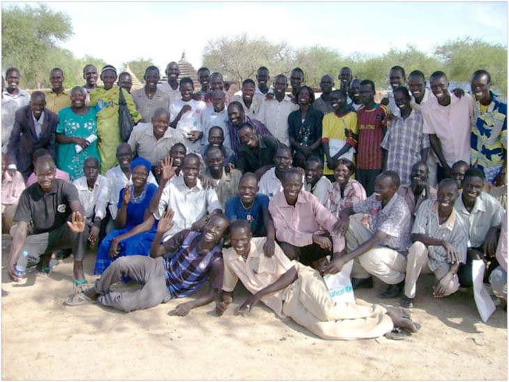 Catechists in training in Agok, South Sudan