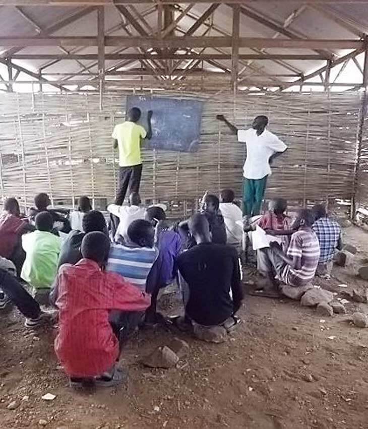 South Sudan school classroom