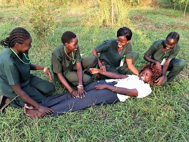 South Sudanese health care trainees