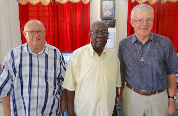 Br Bill Archbishop Juba Fr Jim