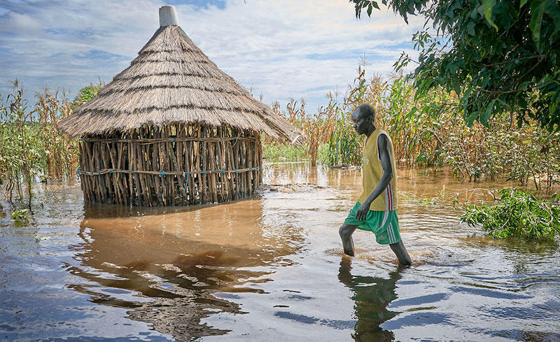 Flooding in Akobo, South Sudan | Photo by Paul Jeffrey